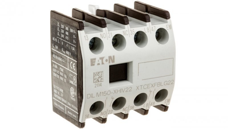 Eaton Styk pomocniczy 2Z 2R montaż czołowy DILM150-XHIV22 277953 277953