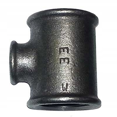 Trójnik Czarny Redukcyjny 2x1x2