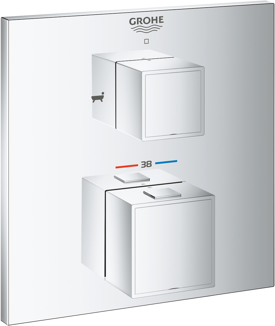 Grohe GROHTHERM CUBE WANNOWO PRYSZNICOWA CHROM 24155000 24155000