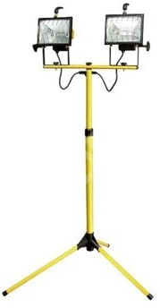 MEGA Podwójna lampa halogenowa na statywie 2x500WMEGA 66157