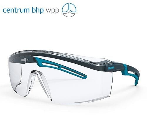 Uvex safety OKULARY ASTROSPEC 2.0 9164.275; SZYBKA BEZBARWNA, POWŁOKA SUPRAVISION EXTREME, RAMKA: ANTRACYTOWO-NIEBIESKA