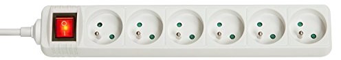 Lindy Listwa zasilająca z 6 gniazdami wtykowymi z przełącznikiem, FR 73126