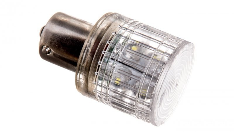 Dajar emas elektroteknik Dioda Ba15s 220V AC biała do kolumn sygnalizacyjnych T0-IKML220B T0-IKML220B