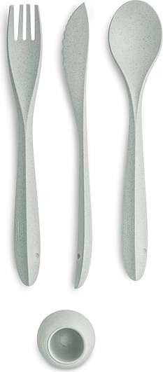 Koziol Zestaw sztućców Tulip Organic szary 4037670