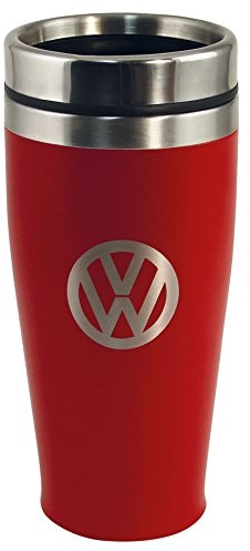 VW Collection by BRISA kubek termiczny ze stali nierdzewnej z logo Volkswagen napisem i VW, 400 ML