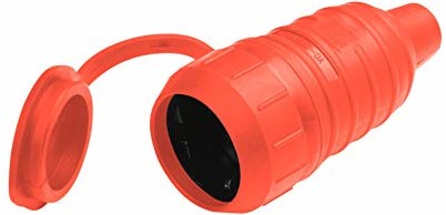 Meister sprzęgła guma, czerwony, z pokrywką ze stykiem ochronnym/ISO-zastosowania, IP44, 7422570