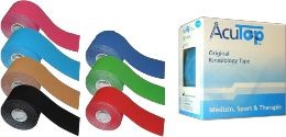 Tape Acutop 12 ROLEK Oryginal Kinesiology 5x5 - NIEMIECKA JAKOŚĆ - NISKA CENA (dwunastopak acutop)
