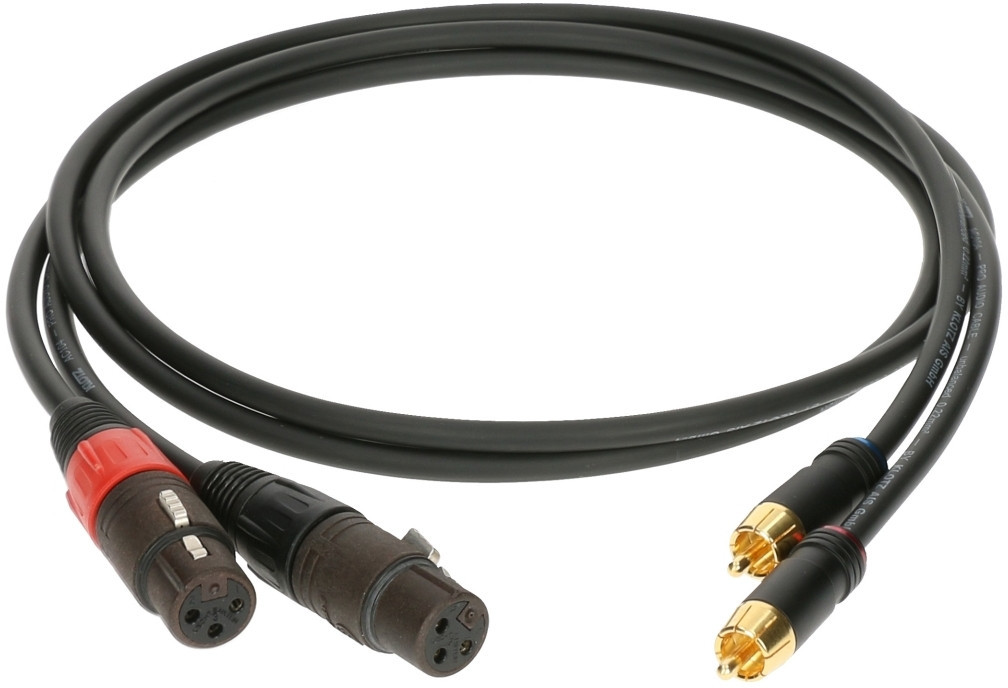 Klotz AL-RF0150 kabel audio RCA do XLR żeński 1.5m
