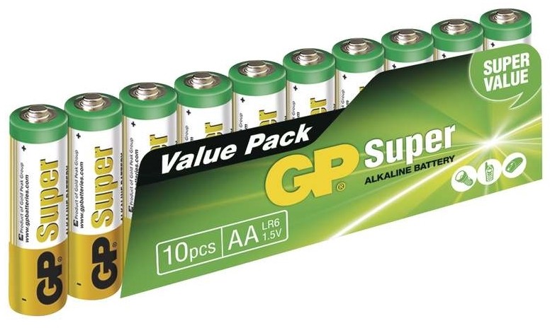GP Baterie alkaliczne AA 1.5V 10 szt (219985133)