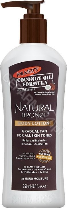Palmers Coconut Oil Formula Natural Bronze brązujący balsam do ciała z olejkiem kokosowym 250 ml