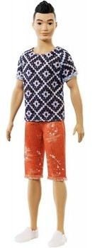 Mattel Lalka Barbie Fashionistas Stylowy Ken Boho Hip