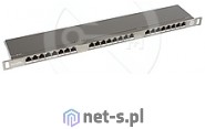 Solarix 19 patch panel 5e STP 24xRJ45 cabl manag stal nierdzewna 0,5 U