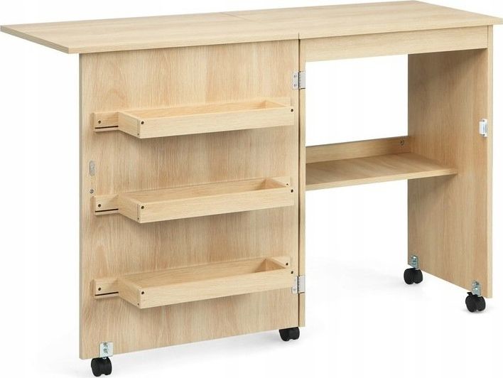 Costway Biurko  składane i szafka 2w1 HW65668MS HW65668MS