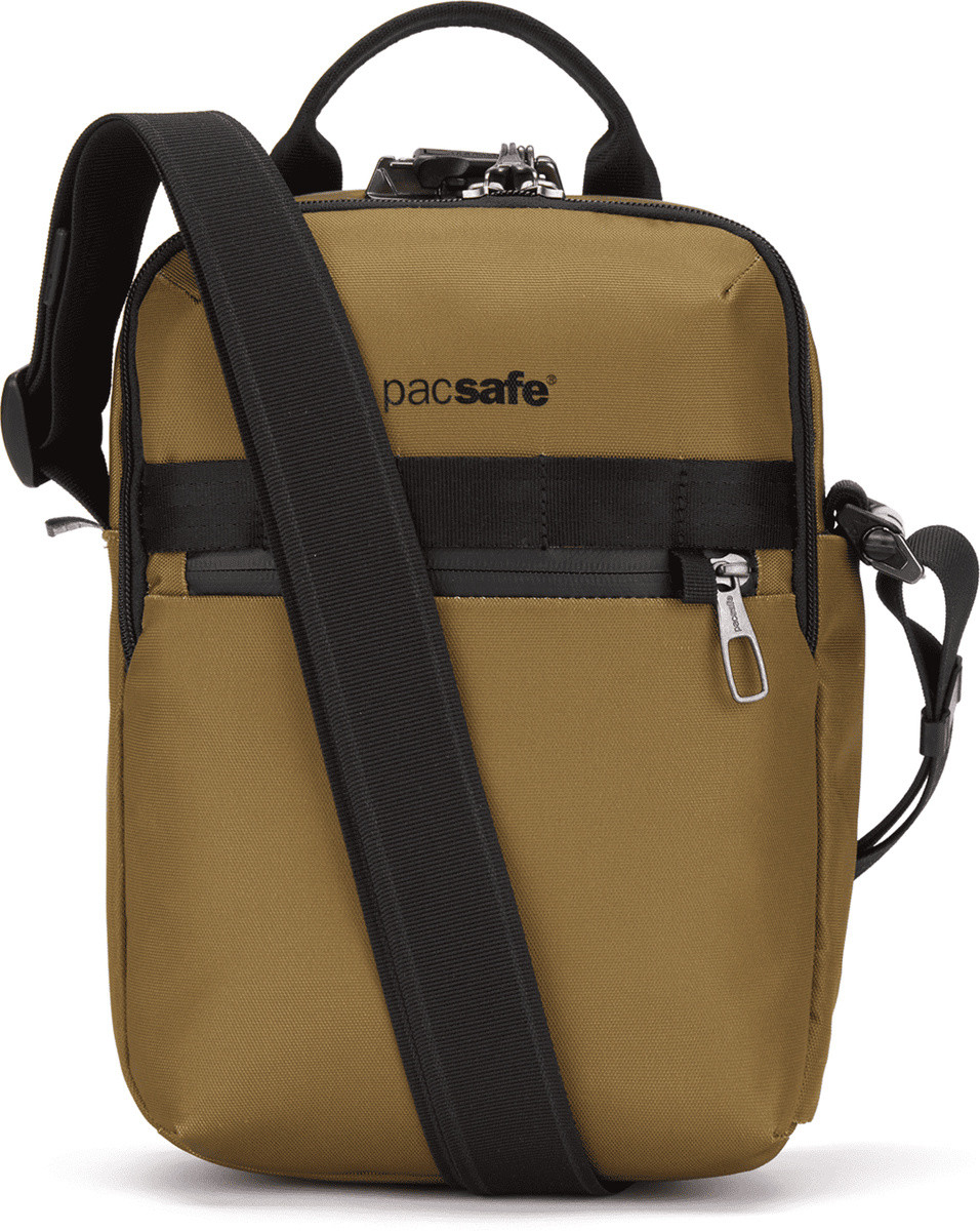 Pacsafe Torba antykradzieżowa na ramię Metrosafe X Vertical Crossbody 6L Tan PME30620205