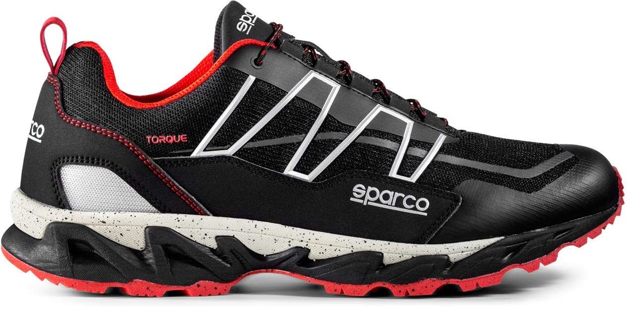 Sparco Buty dla mechaników TORQUE czarno-czerwone 00128944NRRS