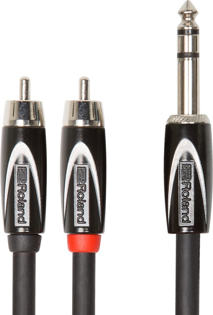 Roland RCC10TR2R kabel 2x chinch - jack stereo 3m