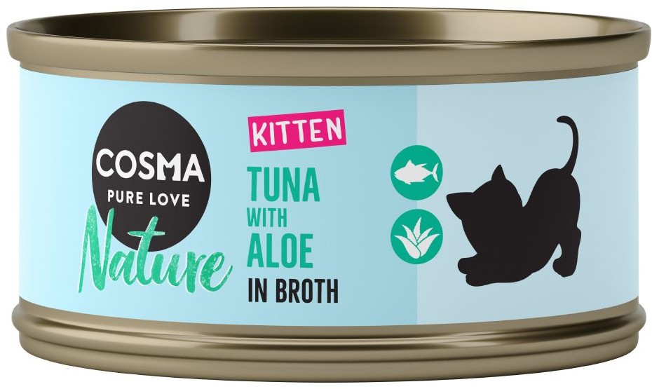 Cosma Mieszany pakiet próbny Nature Kitten 24 x 70 g 3 smaki) |