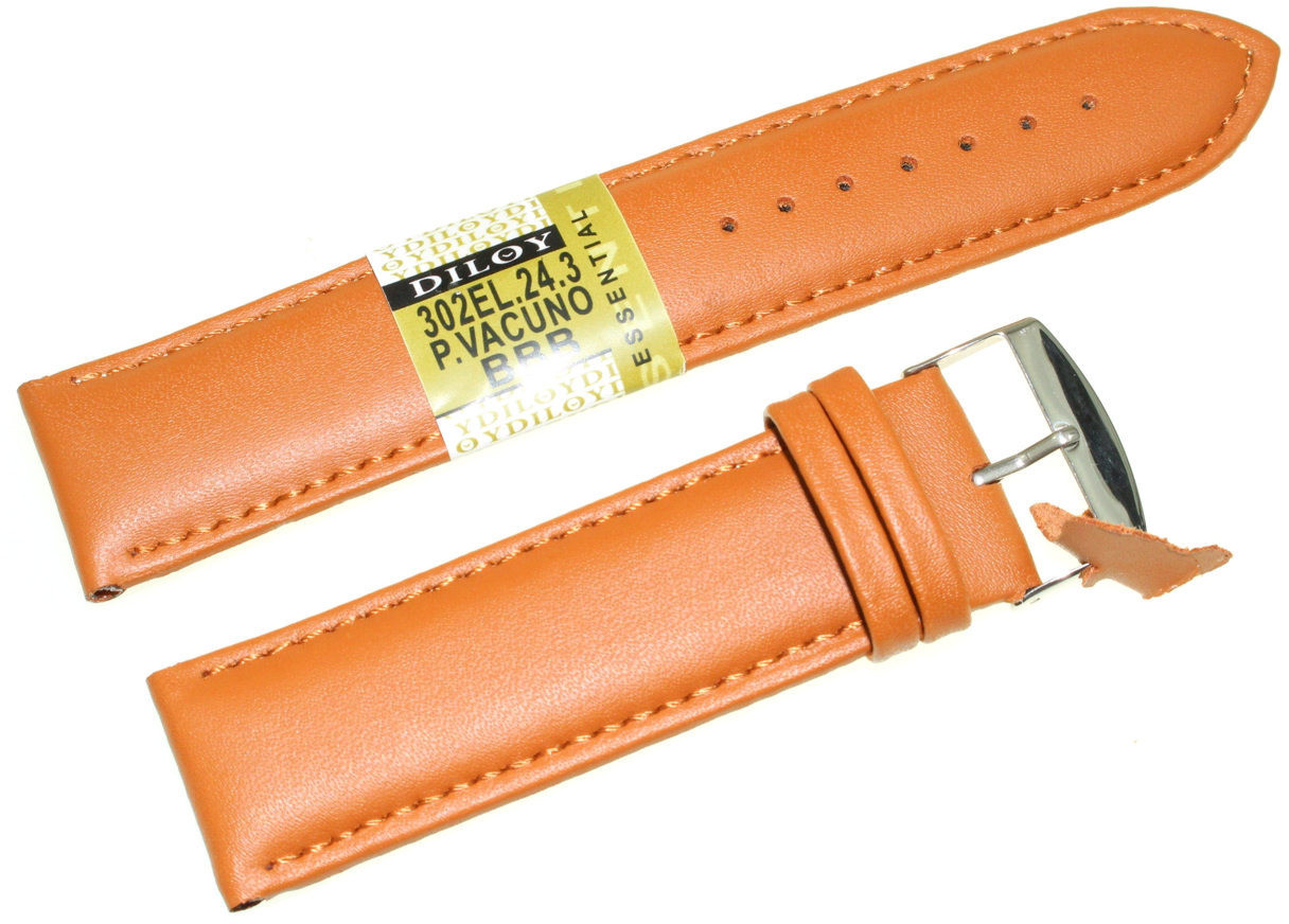 Diloy Skórzany pasek do zegarka 24 mm XL 302EL.24.3 302EL.24.3