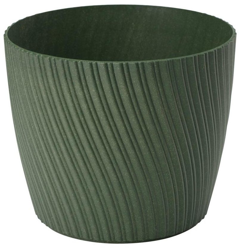 Form-Plastic Doniczka plastikowa Mika Eco śr. 13 cm zielona
