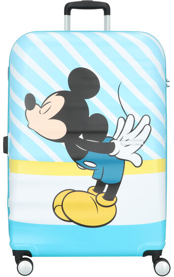 American Tourister Wavebreaker Disney Walizka na 4 kółkach 77 cm mickey blue kiss