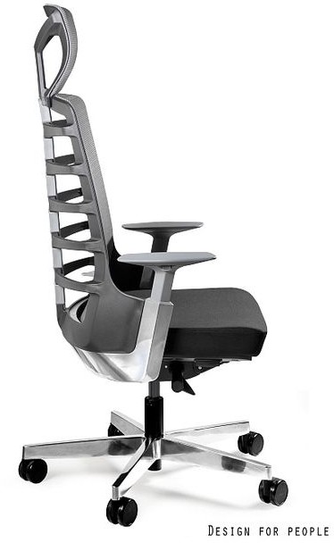 Unique Fotel biurowy Spinelly czarny / tkanina W-999-W-BL418