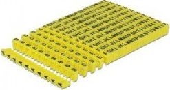 Delock Organizer kabli znacznik żółty litery A-Z 260 sztuk 18303