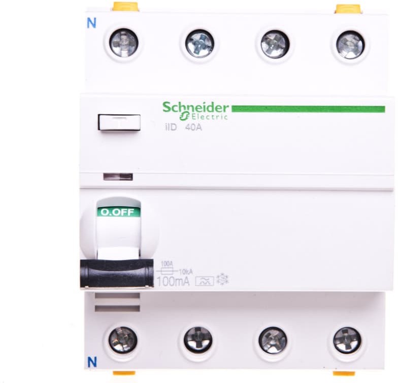 Schneider Electric Wyłącznik różnicowoprądowy 4P 40A 0,1A typ A iID A9Z22440