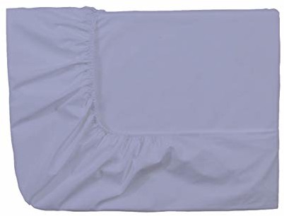 Essix Home Collection prześcieradło z gumką, perkal, grubość nici 80, 90 x 200 cm