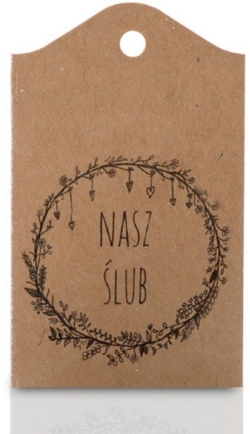 Zawieszka TS kraft Nasz Ślub