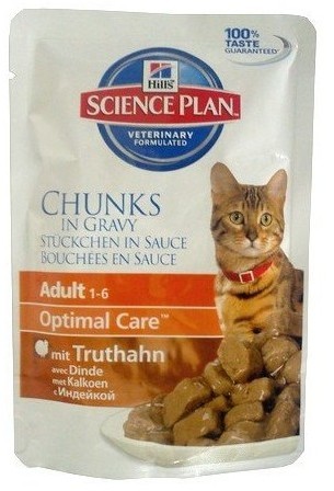 Hills Science Plan Hills Feline Adult Turkey Saszetka 85G