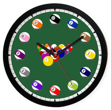 Atrix Zegar sport Czas na Bilard ATE2013BL