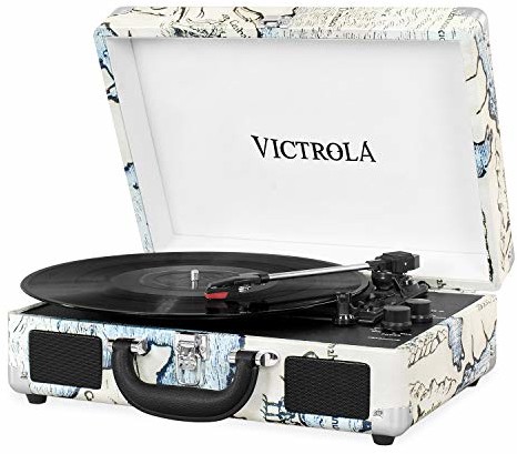 Victrola (DE) Victrola Suitcase Turntable 3-biegowy Bluetooth gramofon do bagażnika