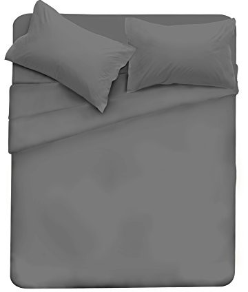 Italian Bed Linen pranie pościeli z zamkiem prześcieradło z gumką prześcieradło na łóżko, i poszewki na poduszkę Uni, 100% bawełna 8058575003089