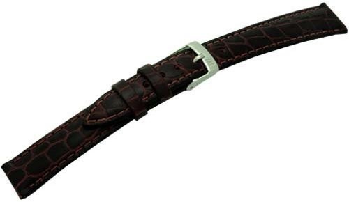 Morelatto bransoletka skórzana dla mężczyzn Zegar Liverpool ciemnobrązowy 16 MM a01u0751376034cr16 A01U0751376034CR16