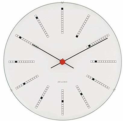 Arne Jacobsen Wand Tischuhren Zegar ścienny Rosendahl Arne Jacobsen Bankers (21 cm) 43630