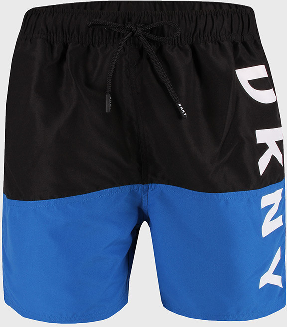 DKNY Czarno-niebieskie szorty kąpielowe DKNY Naxos