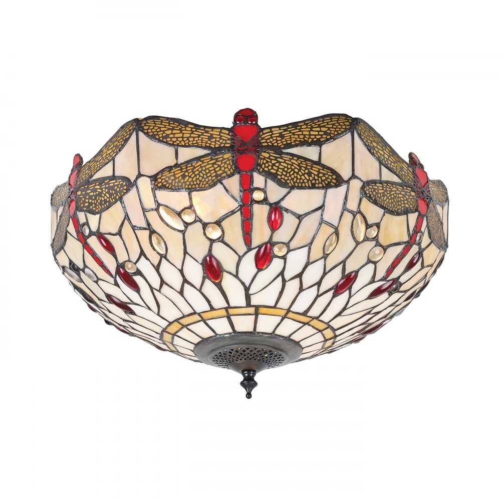Interiors Plafon TIFFANY DRAGONFLY 70723 INTERIORS 70723/INT/CUBI