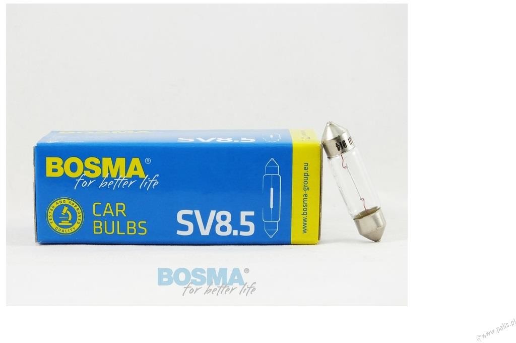 BOSMA 1680 ŻARÓWKA 12V 5W C5W SV8,5 10x36mm 1680