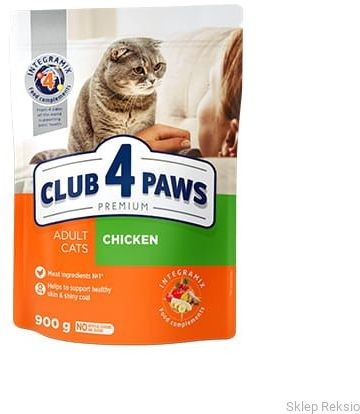 Club 4 Paws PREMIUM ADULT CAT karma sucha z kurczakiem 300g