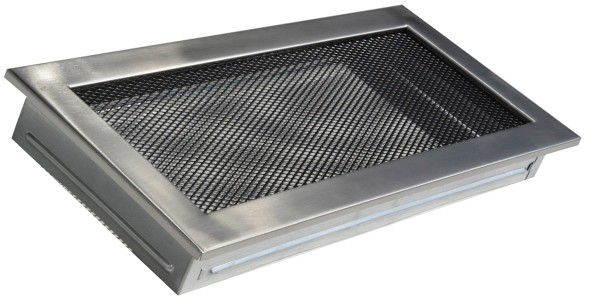 Parkanex Hearth kominkowa Hearth 17 x 37 cm stal szczotkowana