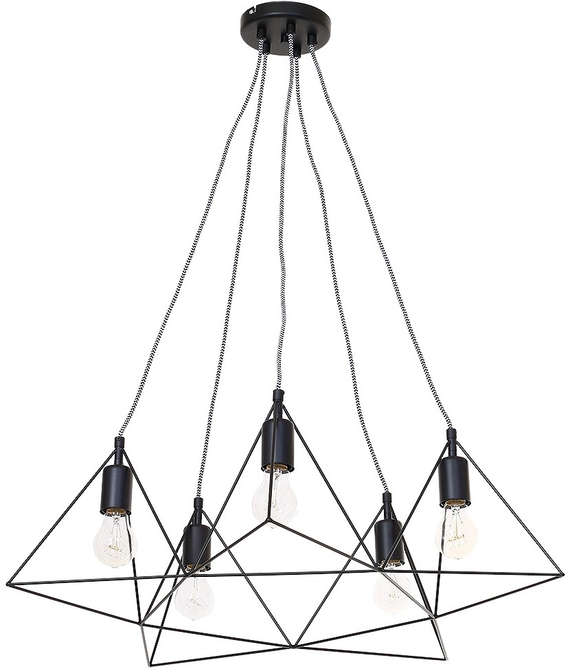 Luminex Lampa wisząca TREKANT 5xE27/60W