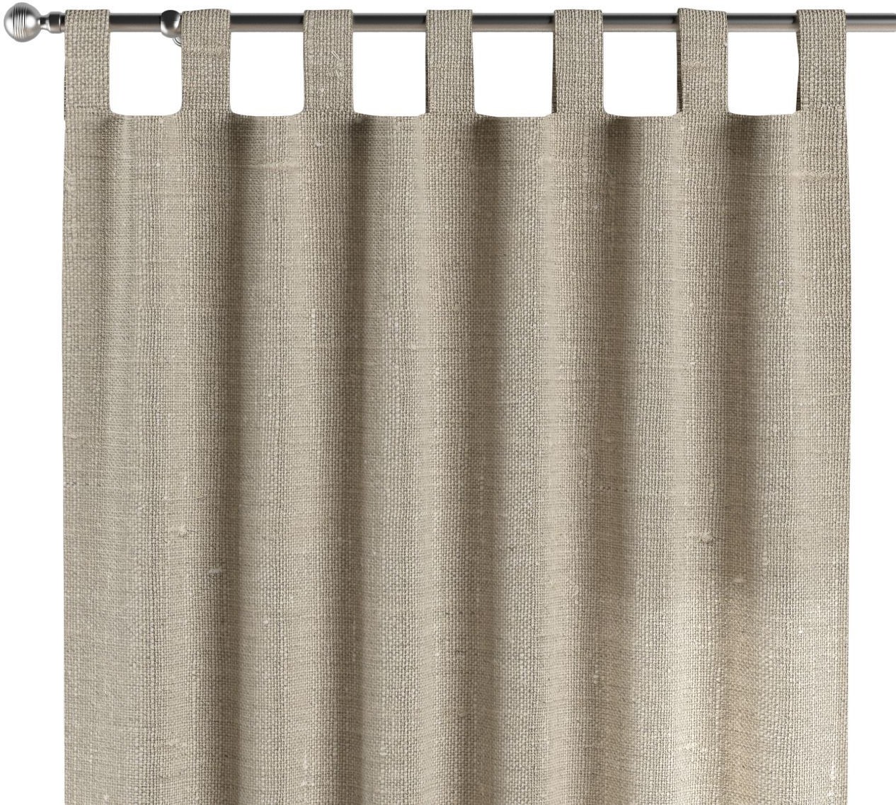 Dekoria Zasłona na szelkach 1 szt. naturalny len 1szt 130 × 260 cm Linen 310-392-05