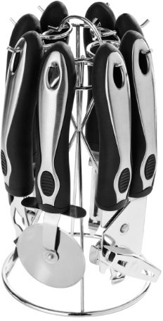 Premier Housewares Premier housewares przyborów kuchennych, z obrotowym podstawka, 6-częściowy 0806520