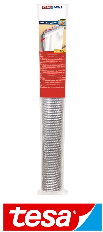 Tesa Ekran zagrzejnikowy mata aluminiowa 1m x 70cm