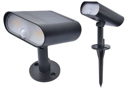 Lutec Ginbo 6938405330 kinkiet lampa ścienna zewnętrzna ogrodowa 1x7W LED IP44 czarny
