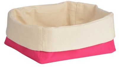 Premier Housewares Premier housewares 1901098 koszyk na chleb z poliestru i bawełny, kremowy/różowy 1901098