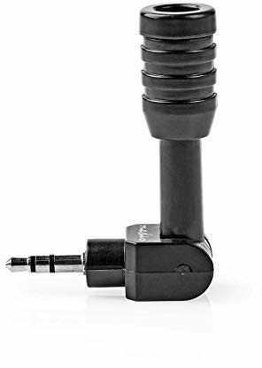 NEDIS Nedis MICMJ100BK mikrofon przewodowy | Mini | montaż wtykowy | 3,5 mm | czarny