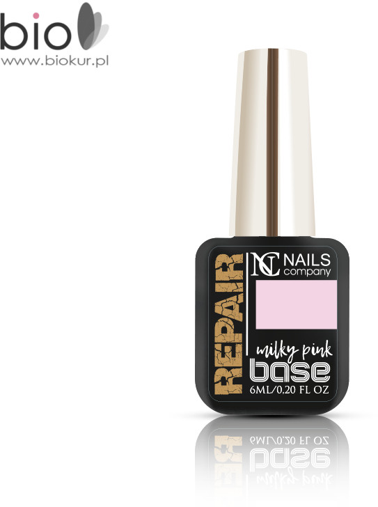 NAILS COMPANY NOWOŚĆ! Repair Base Milky Pink Nails Company 6 ml