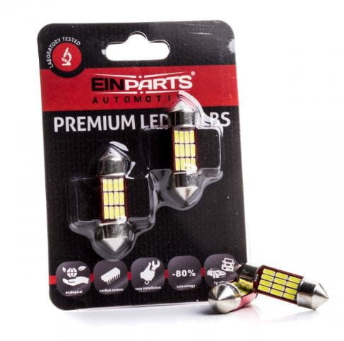Einparts EPL204 C5W 31MM 12SMD 4014 6000K 2szt 5902537814547