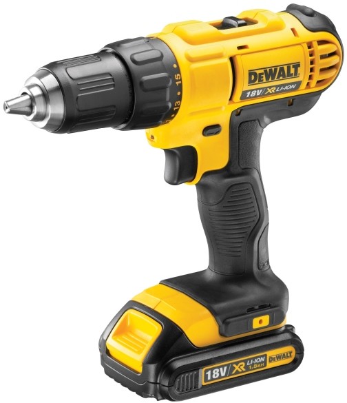 DeWalt Wiertarko-wkrętarka akumulatorowa XR 18 V 2 x 1,5 Ah z kufrem DCD771S2-QW